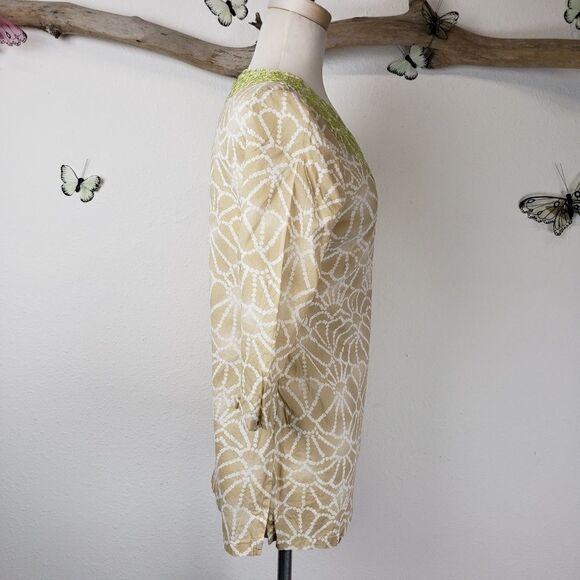 Calypso st barth for target tan and green tunic - Picture 3 of 6